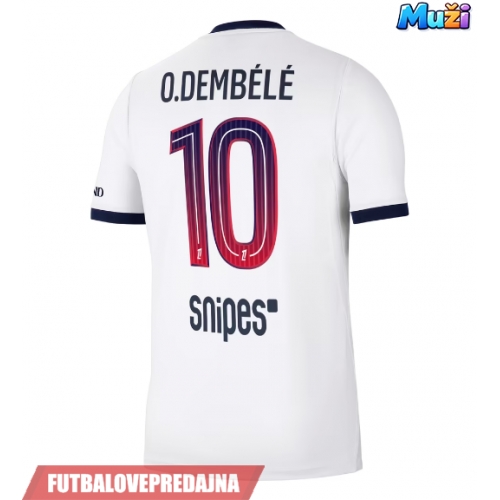 Lacne Muži Futbalové dres Paris Saint-Germain Ousmane Dembele #10 2026-27 Krátky Rukáv - Preč